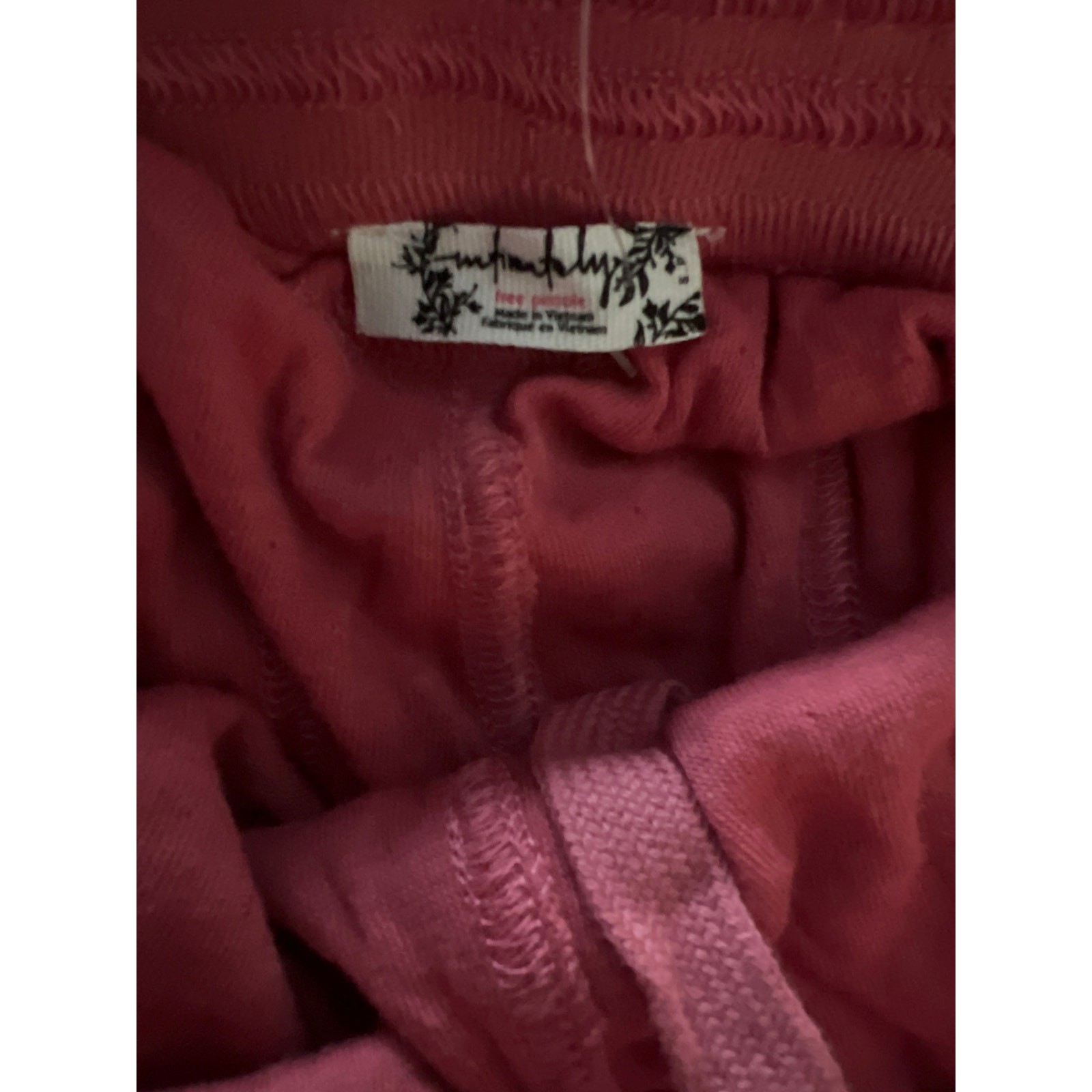 NWOT Free People Intimately Wait A Minute Barrel Pants | Slate Rose | Size S
