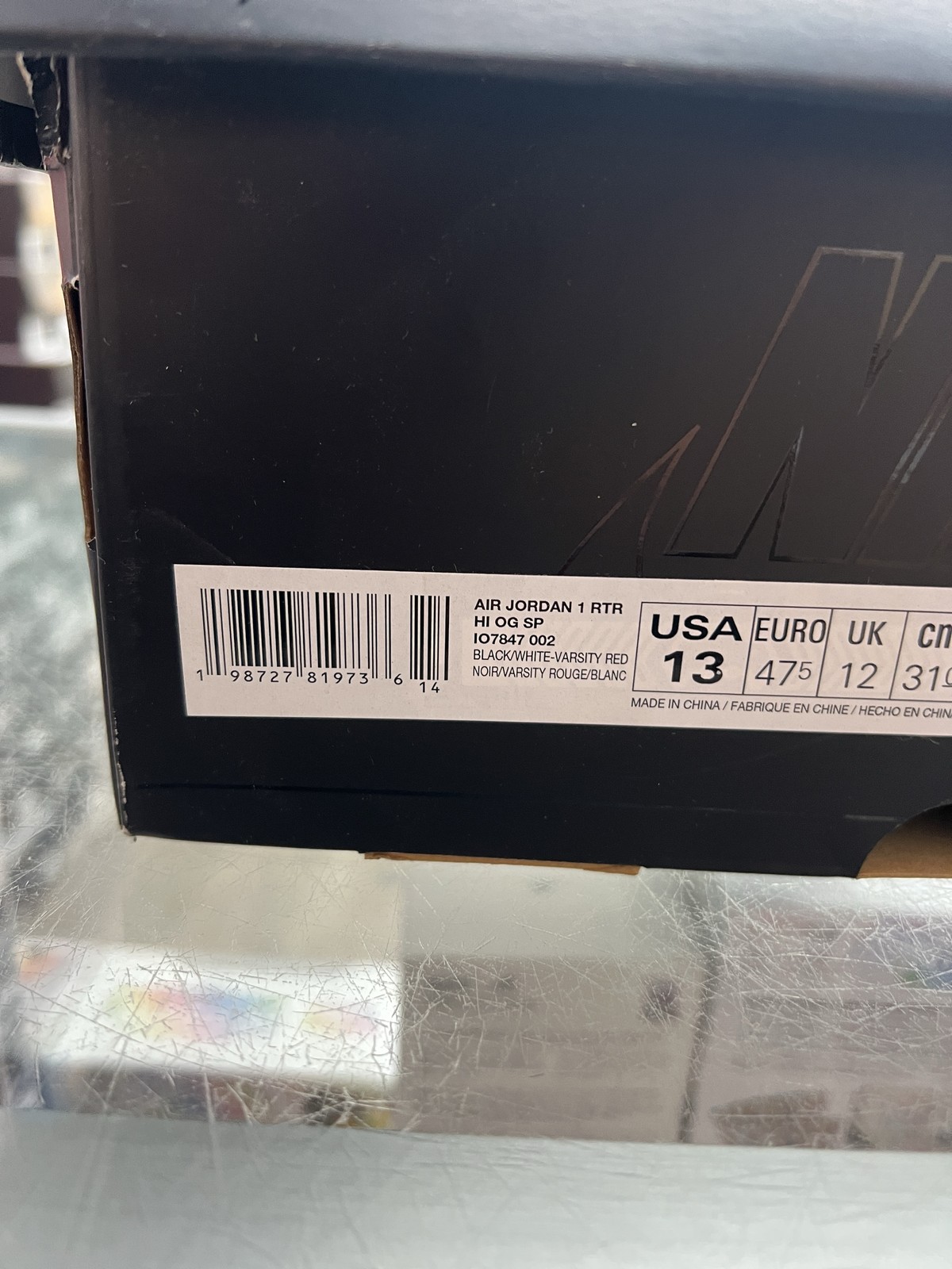 Size 13 – Air Jordan 1 Retro High OG SP Fragment x Union LA Varsity Red Sport Ro