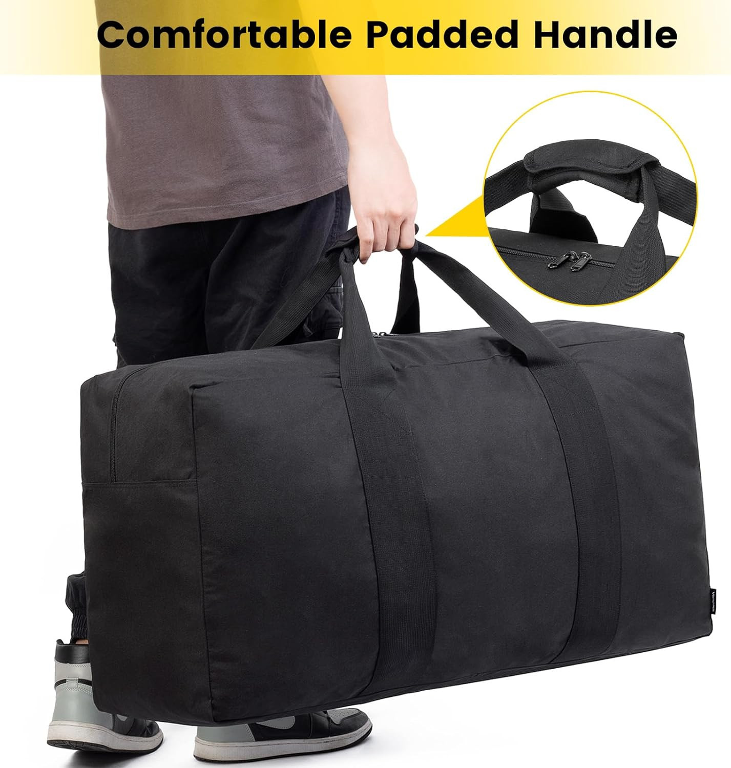 Extra Large Duffle Bag for – 100L Duffel Bag for Men Gear Bag for Storage Folda