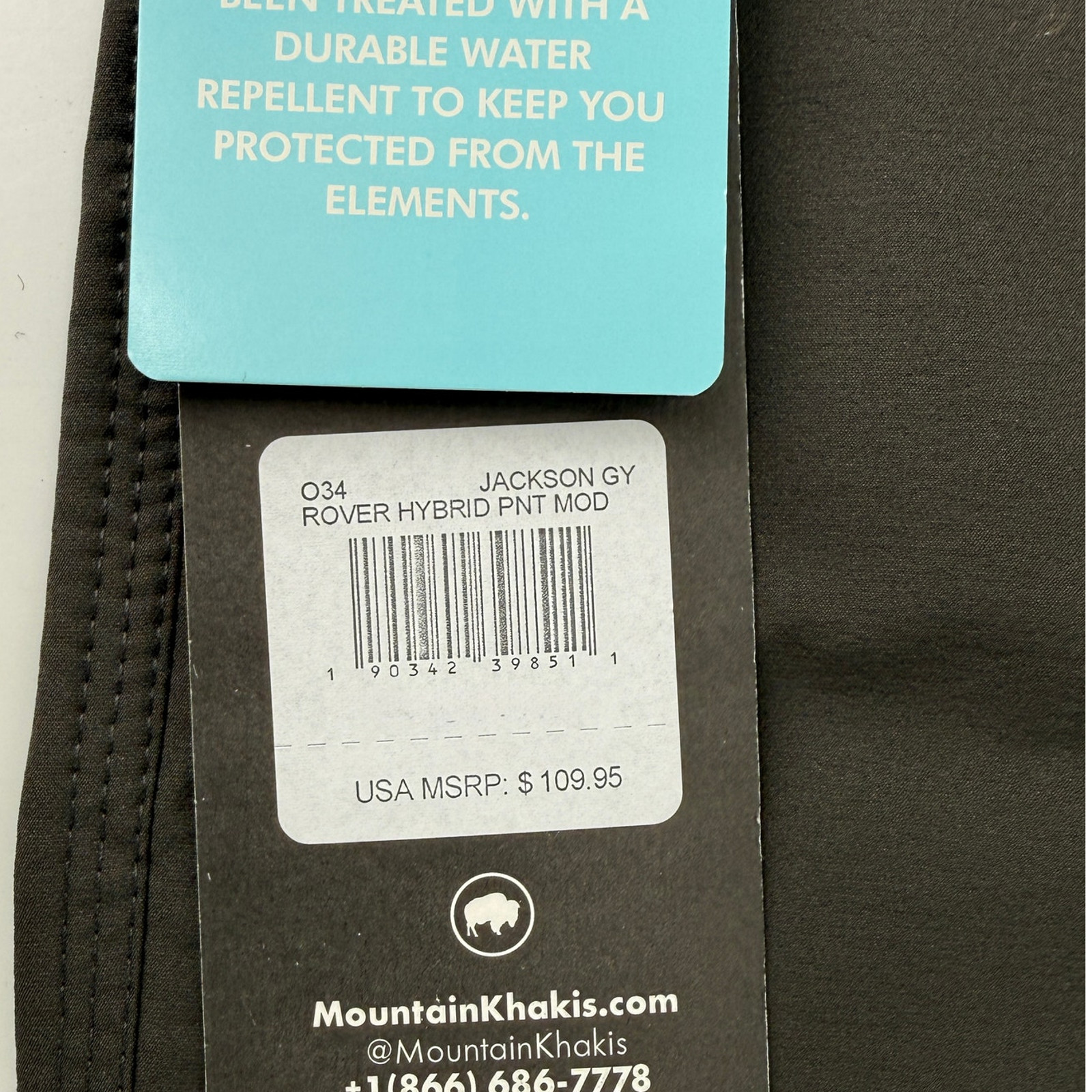 Mountain Khakis Rover Hybrid Pants Mens Sz 32 X 34 Jackson Grey Gorpcore Hiking