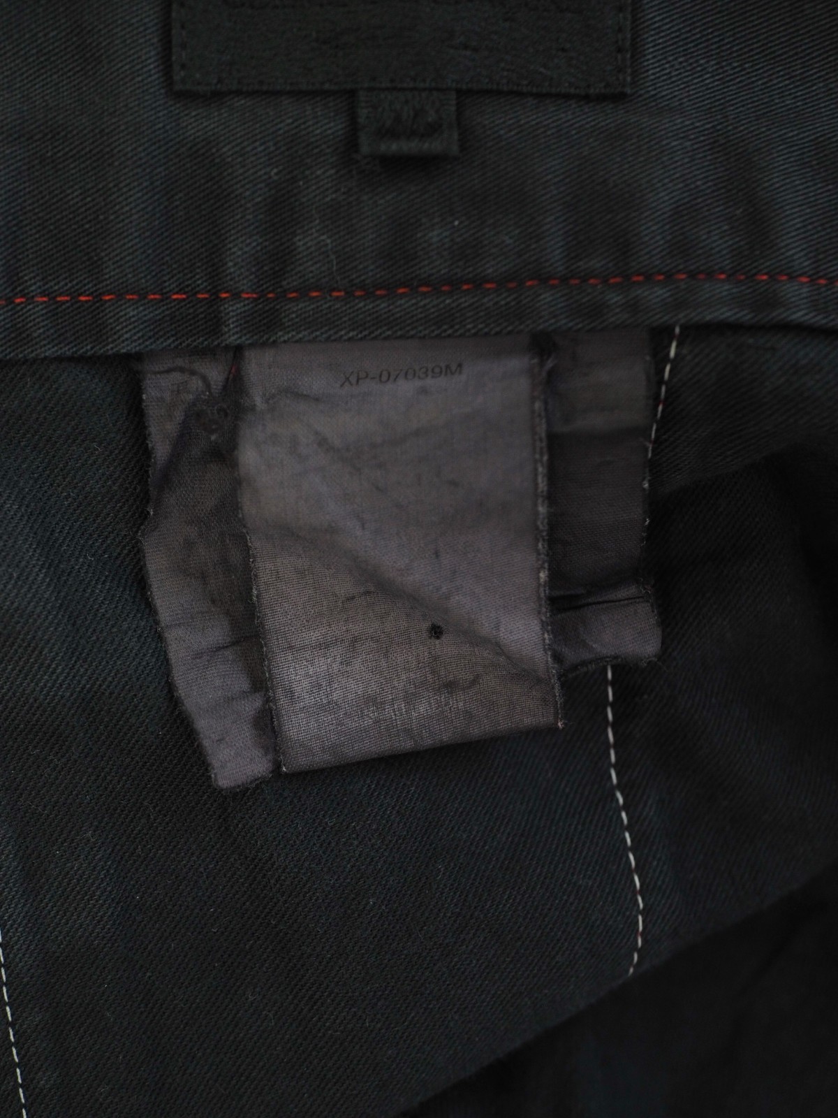Comme des Garcons Homme Plus Men’s Dark Blue Faded Cotton Pants Trousers Size M