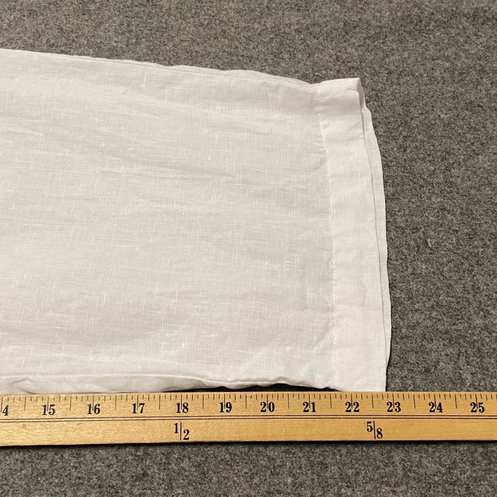 DKNY Pure 100% Linen Pants Women Medium White Wide Leg Pull On Cropped Beach