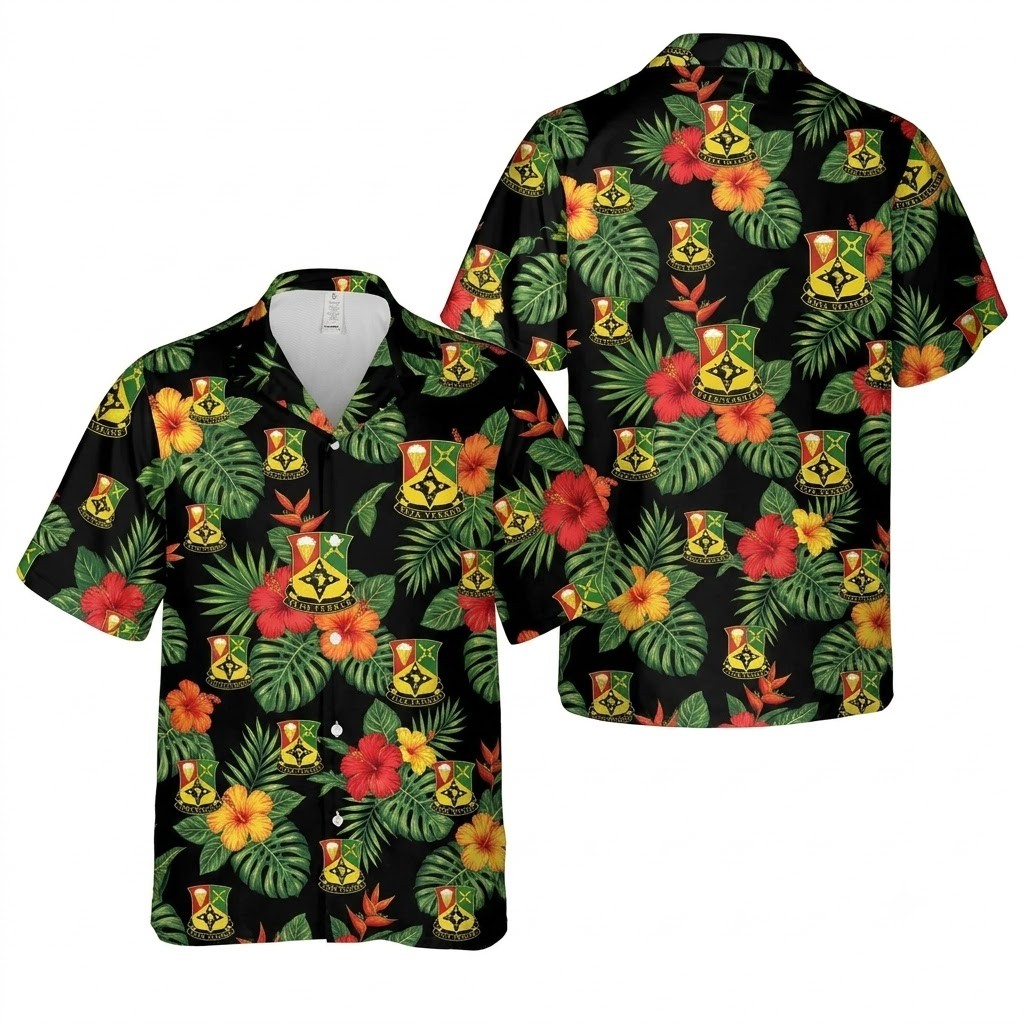 Army 101st Airborne Division Sustainment Brigade Hawaiian Shirt