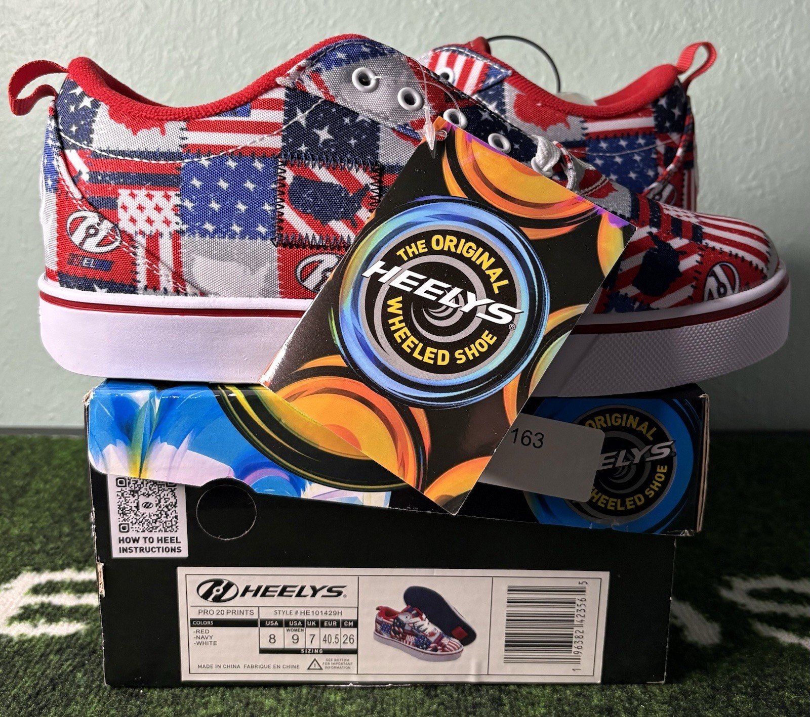 US Men’s 8/W 9 – Heelys Pro 20 Prints “Red White Blue” New in Box