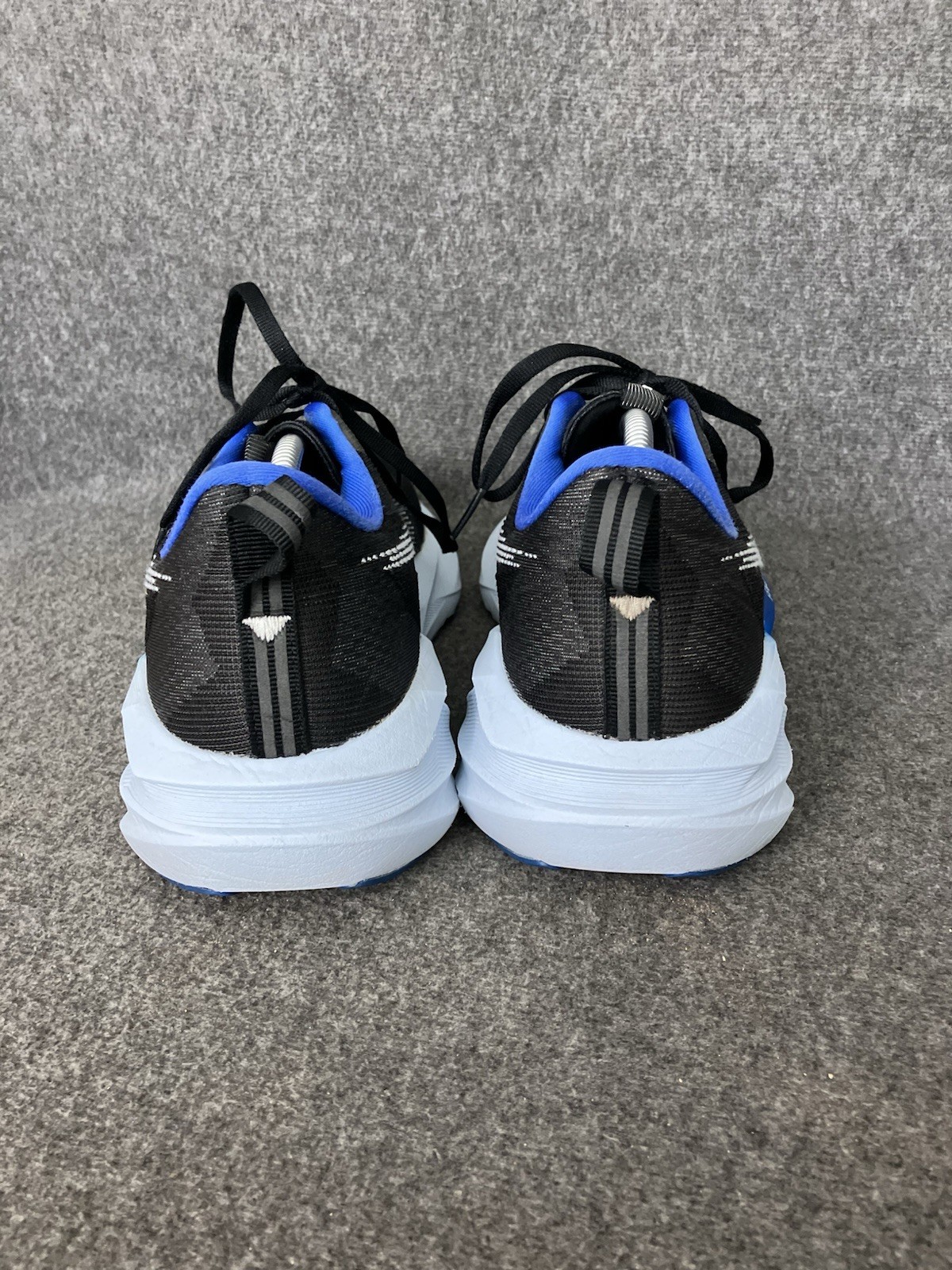 ASICS Novablast 5 Mens 11 Black Blue Running Shoes Sneakers HOLES