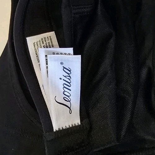 NEW! Leonisa Bra Front Black Multi Functional Posture Corrector Wireless! 36B