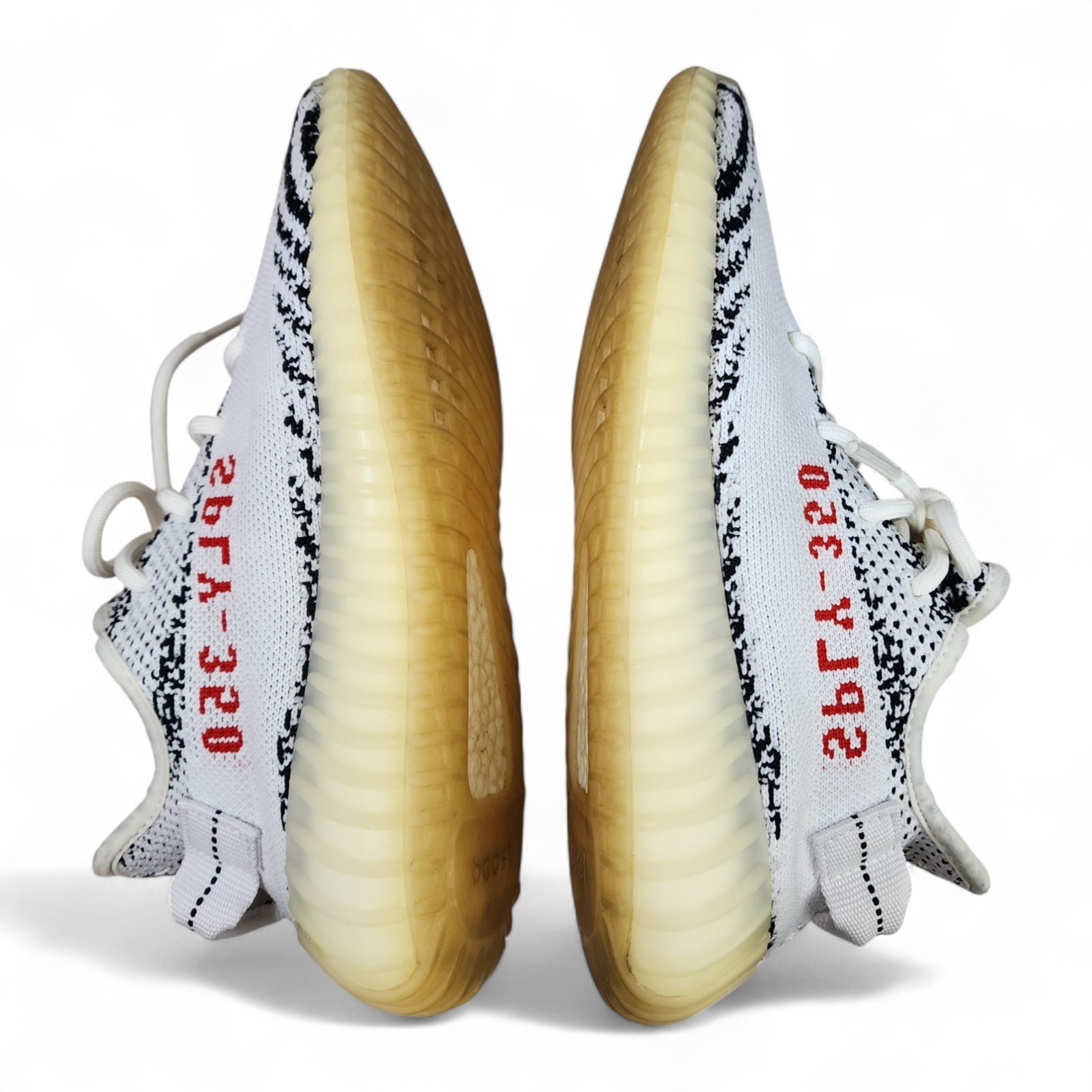 Adidas Yeezy Boost 350 V2 ‘Zebra’ Streetwear White Black Red CP9654 Men’s Size 6