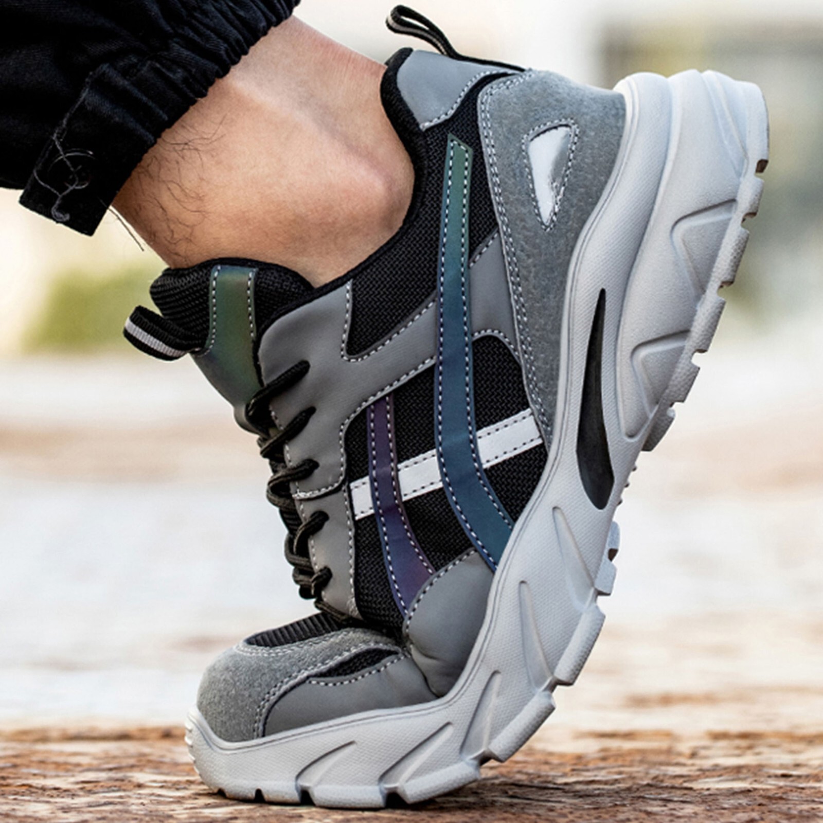 Composite Toe Safety Shoes for Men Women Lightweight Insulated Work Sneakers