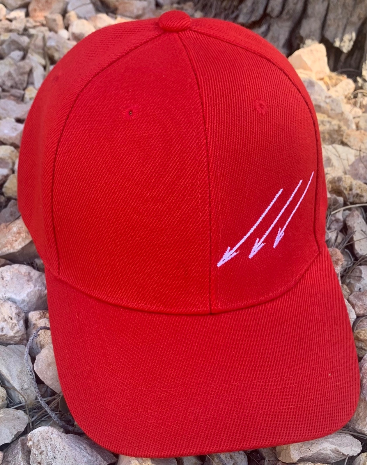 THREE ARROWS Hat – Anti Racist Political Statement Anti MAGA Anti Trump Cap USA