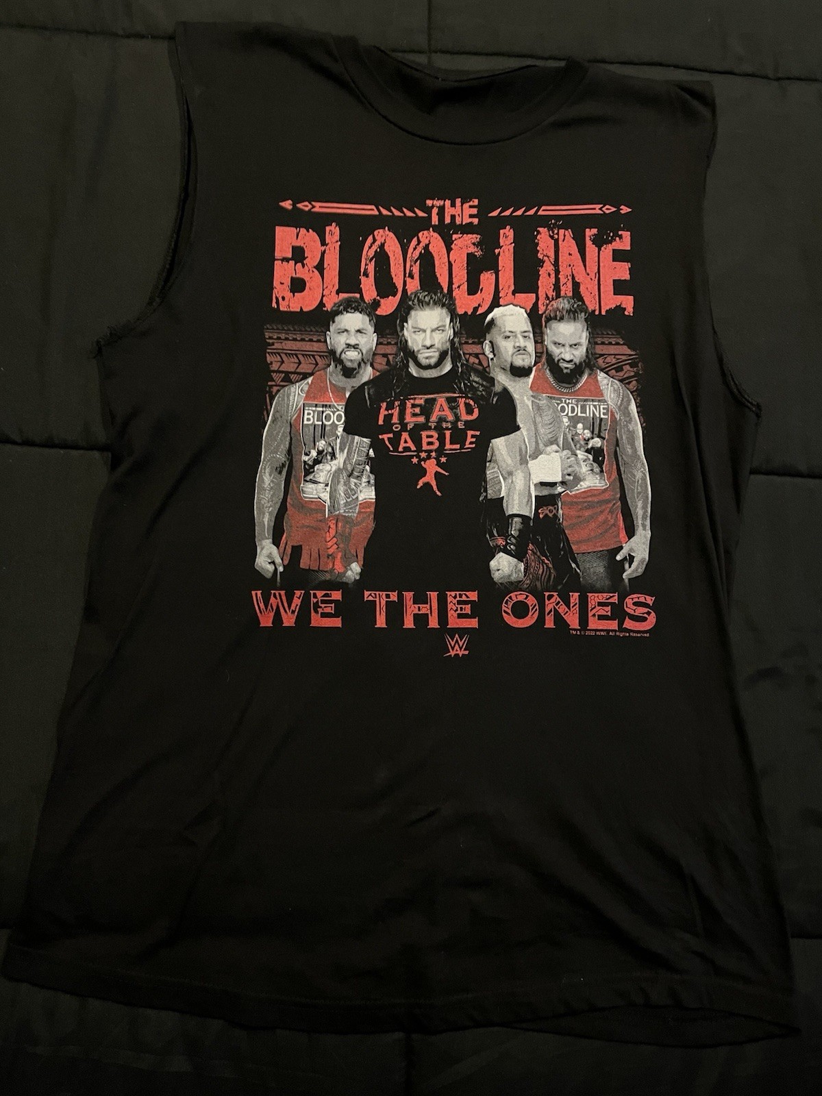 WWE The Bloodline We The Ones Sleeveless T-Shirt Men’s Medium Roman Reigns Usos
