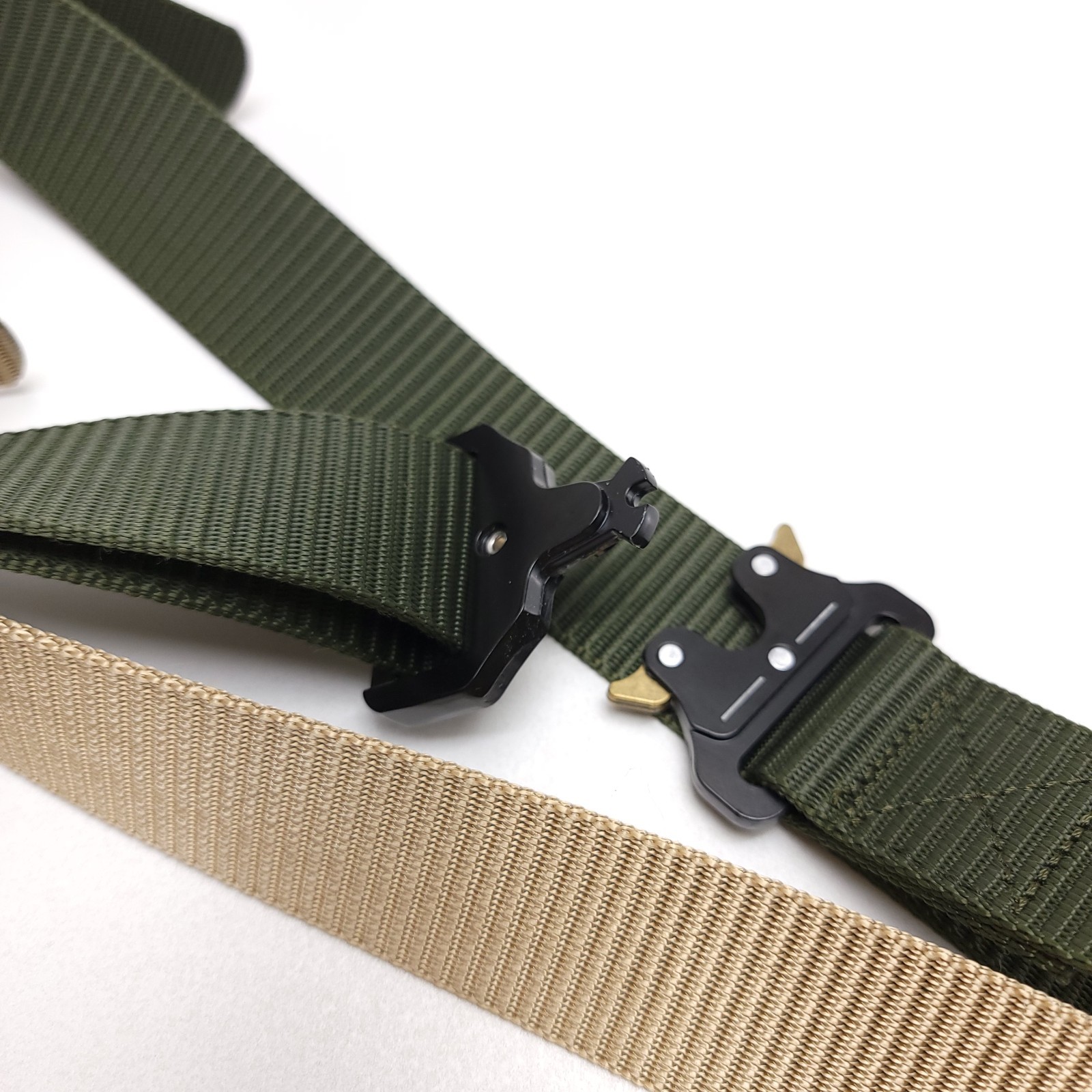 Tactical Belt 1.7″ Mens Nylon Webbing Belt Heavy Duty Quick Release Buckle Lot 2