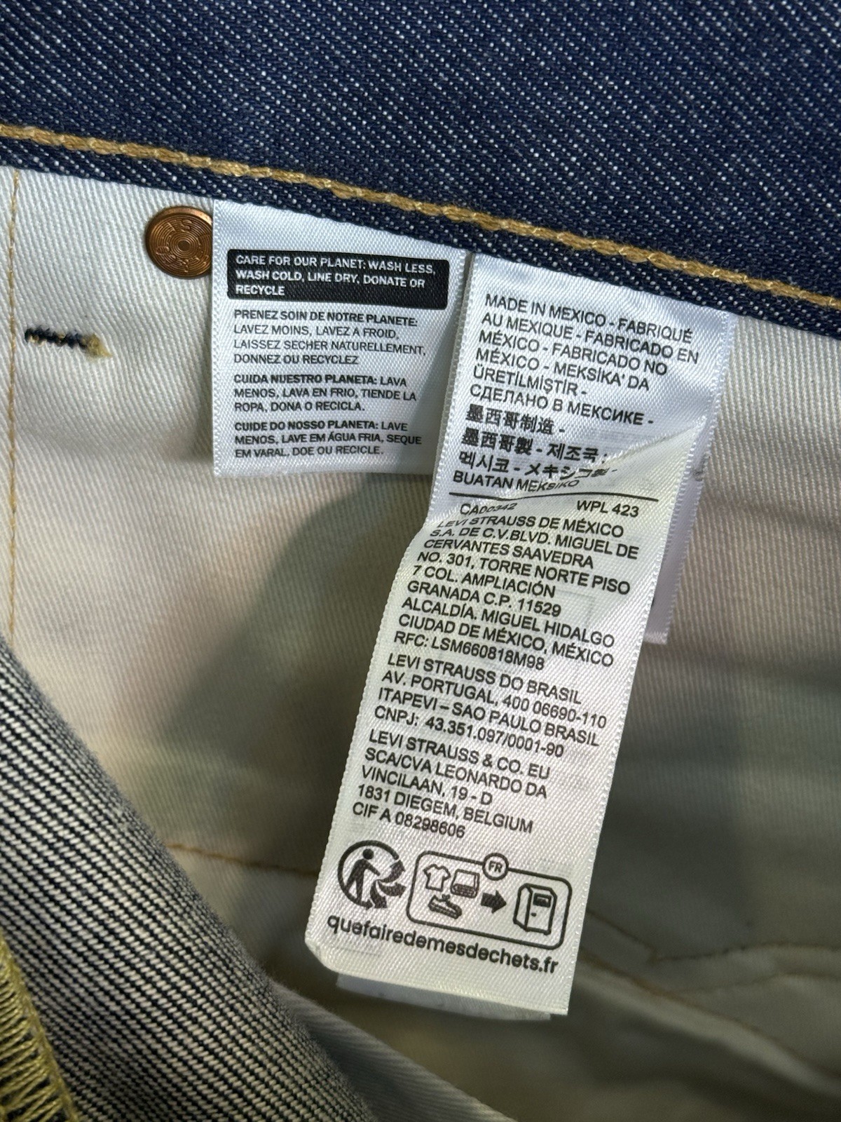 Denim Tears x Levi’s The Cotton Wreath Jean Selvedge Size 33/32