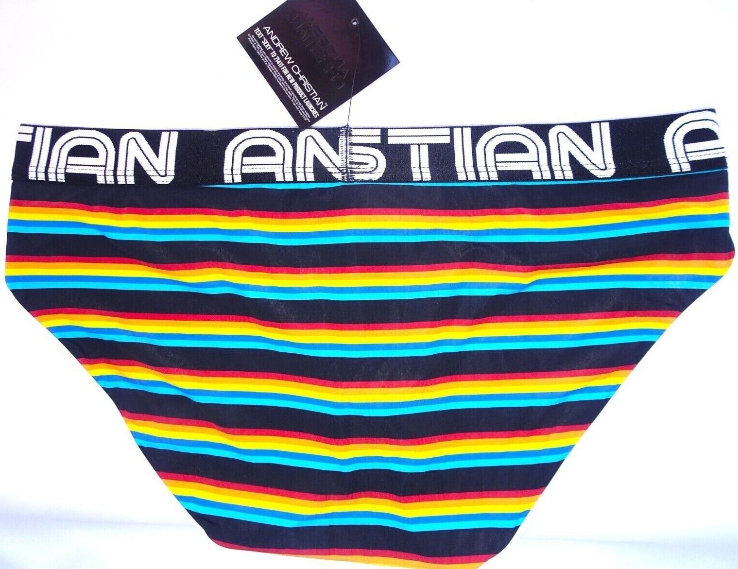 Andrew Christian California Stripe Brief – Almost Naked – 92679 – Multi