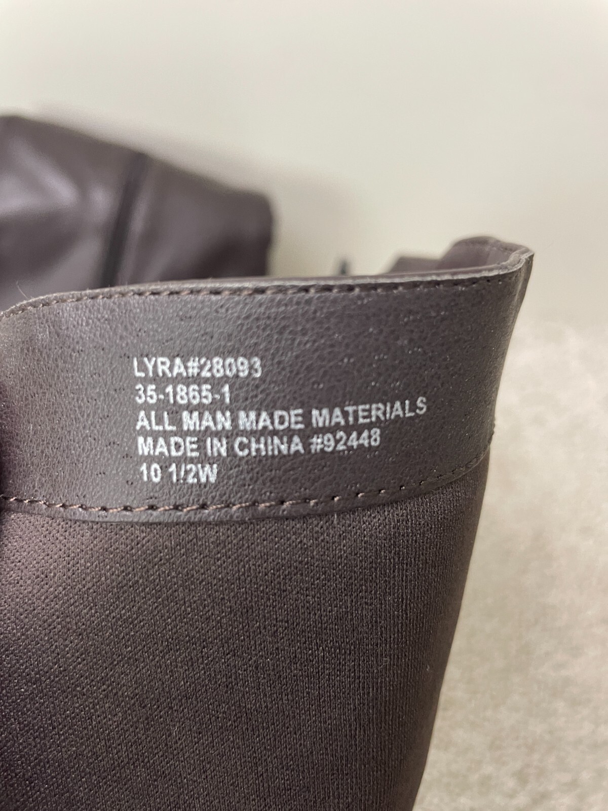 Comfort View Mid-Calf Lyra Boots Womens 10 1/2W Leather Side Zip Buckle Brown