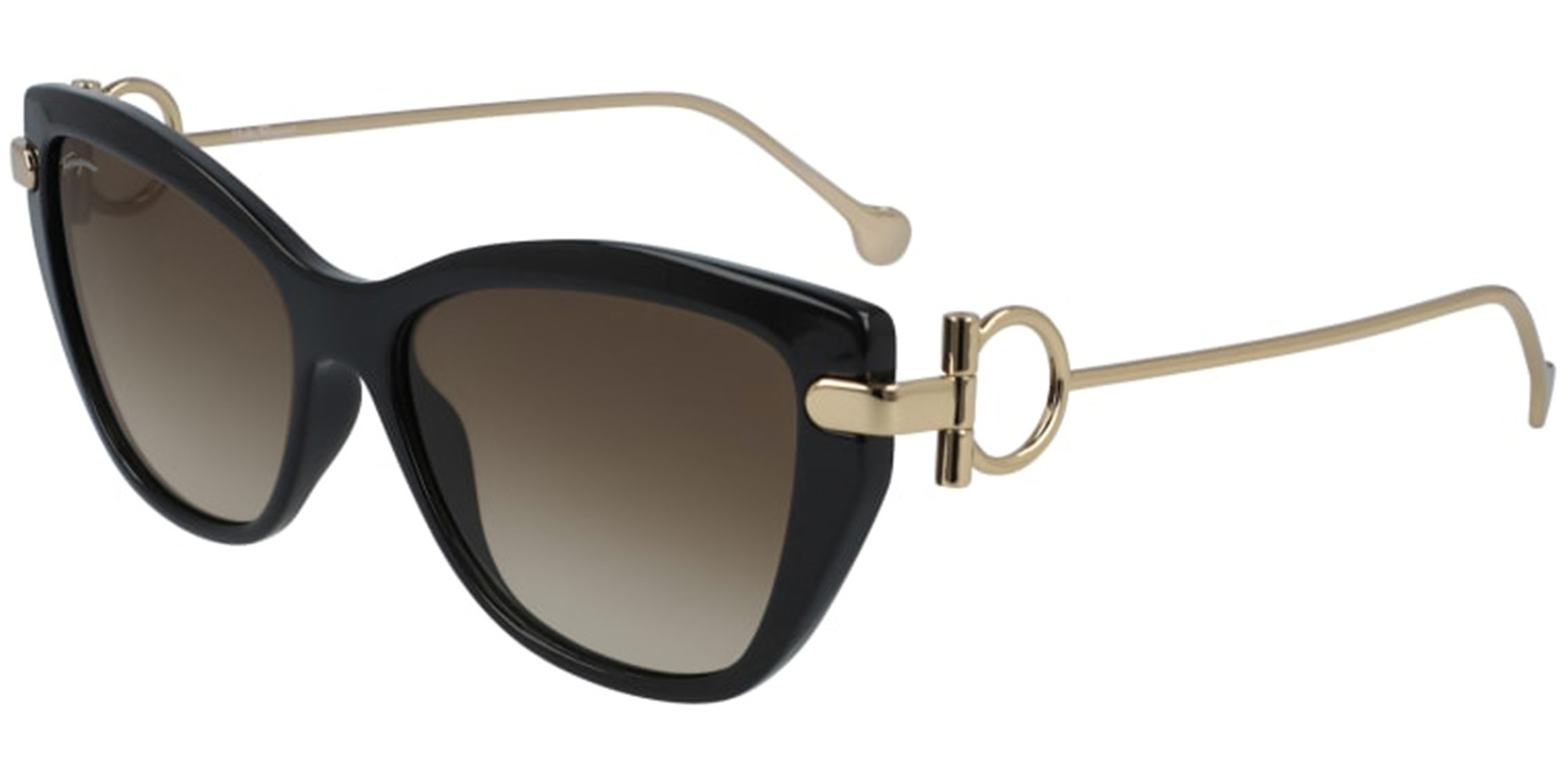 Salvatore Ferragamo Women’s Black Cat Eye Sunglasses – SF928S 001 – Italy