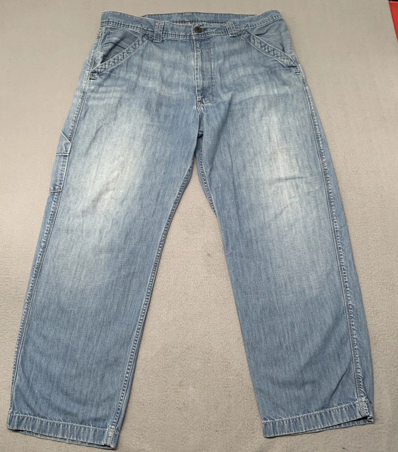 Vintage Y2K Polo Jeans Co Men’s 38×32 Ralph Lauren Wyatt Baggy Carpenter Jeans