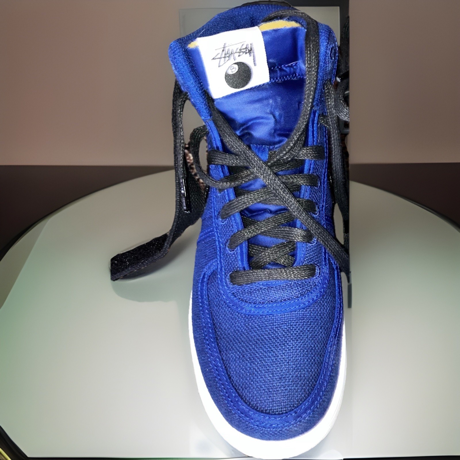 NIKE STUSSY X Men Vandal High Sneakers DX5425 400 SZ Men 6.5 Women 8