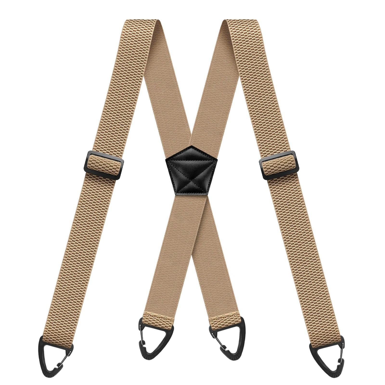 Suspenders for Men Heavy Duty, X Shape Back Hidden Suspender 1.5″ Under Clothing
