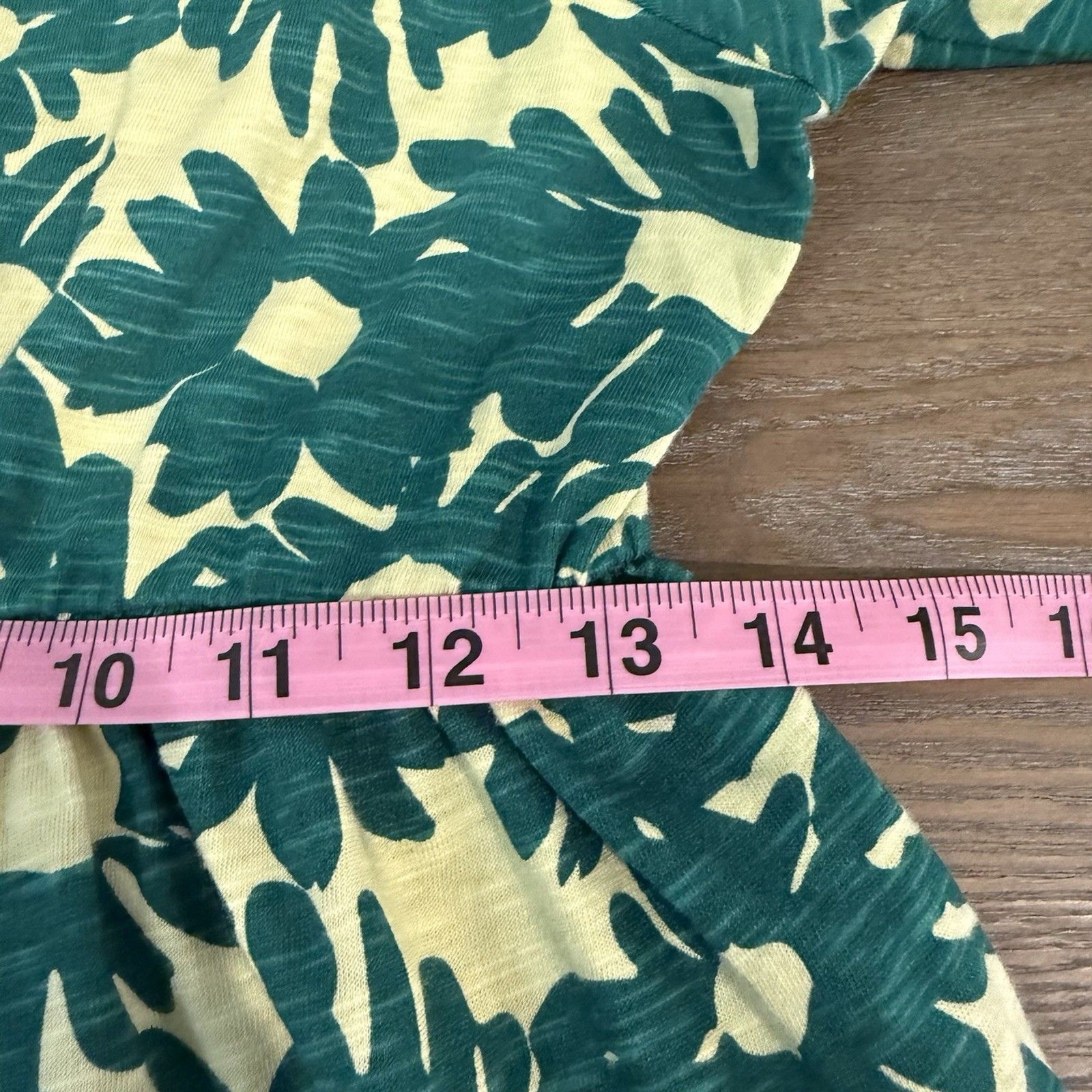 Known Supply Bowen Dress Sz S Organic Cotton Stretch Floral Boho Pockets Soft