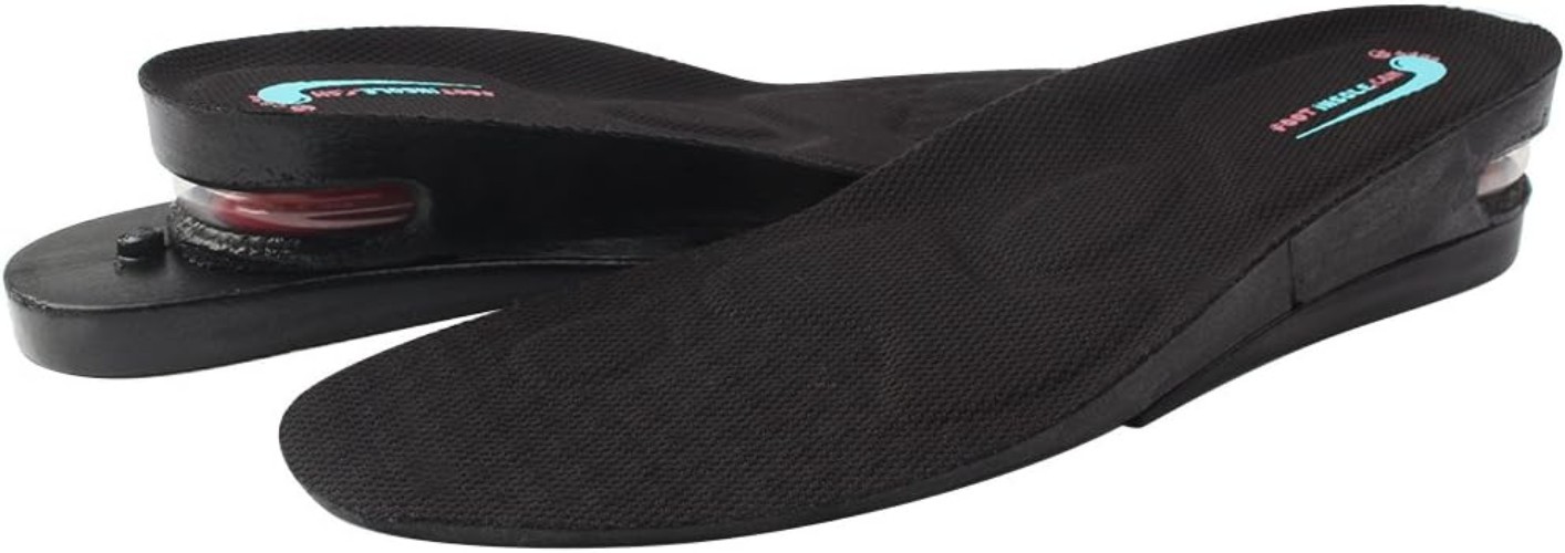 Elevate Your Style: 2″ Height Increase Insoles with Air Cushion for Men’s 7-11
