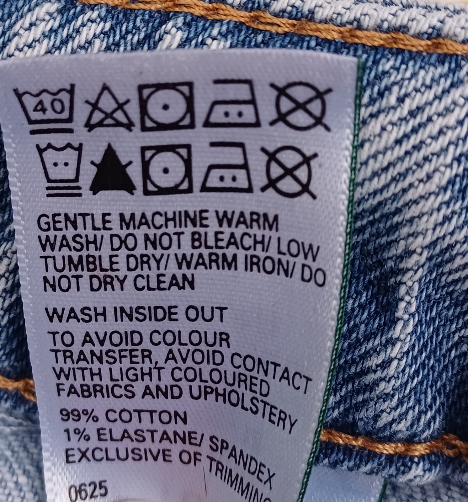 M&S Carrot Leg Jeans UK 18 Regular Light Indigo Ankle Grazing With Stretch