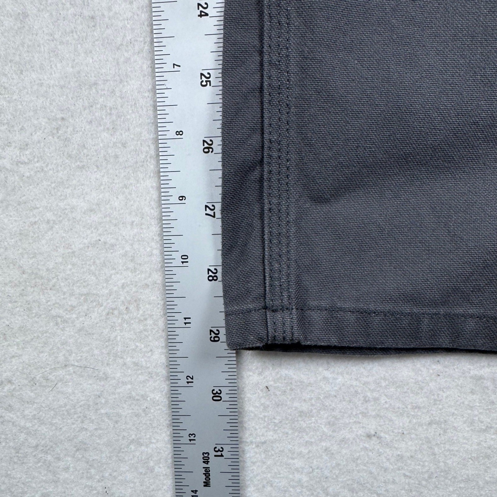 Carhartt Relaxed Fit Double Knee Work Pants Gray Canvas 48×30 Mens Trousers