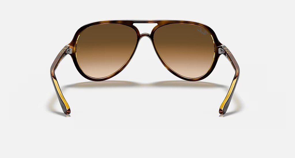 Ray-Ban Cats 5000 Classic Polished Light Havana Frame/Light Brown Gradient Lens