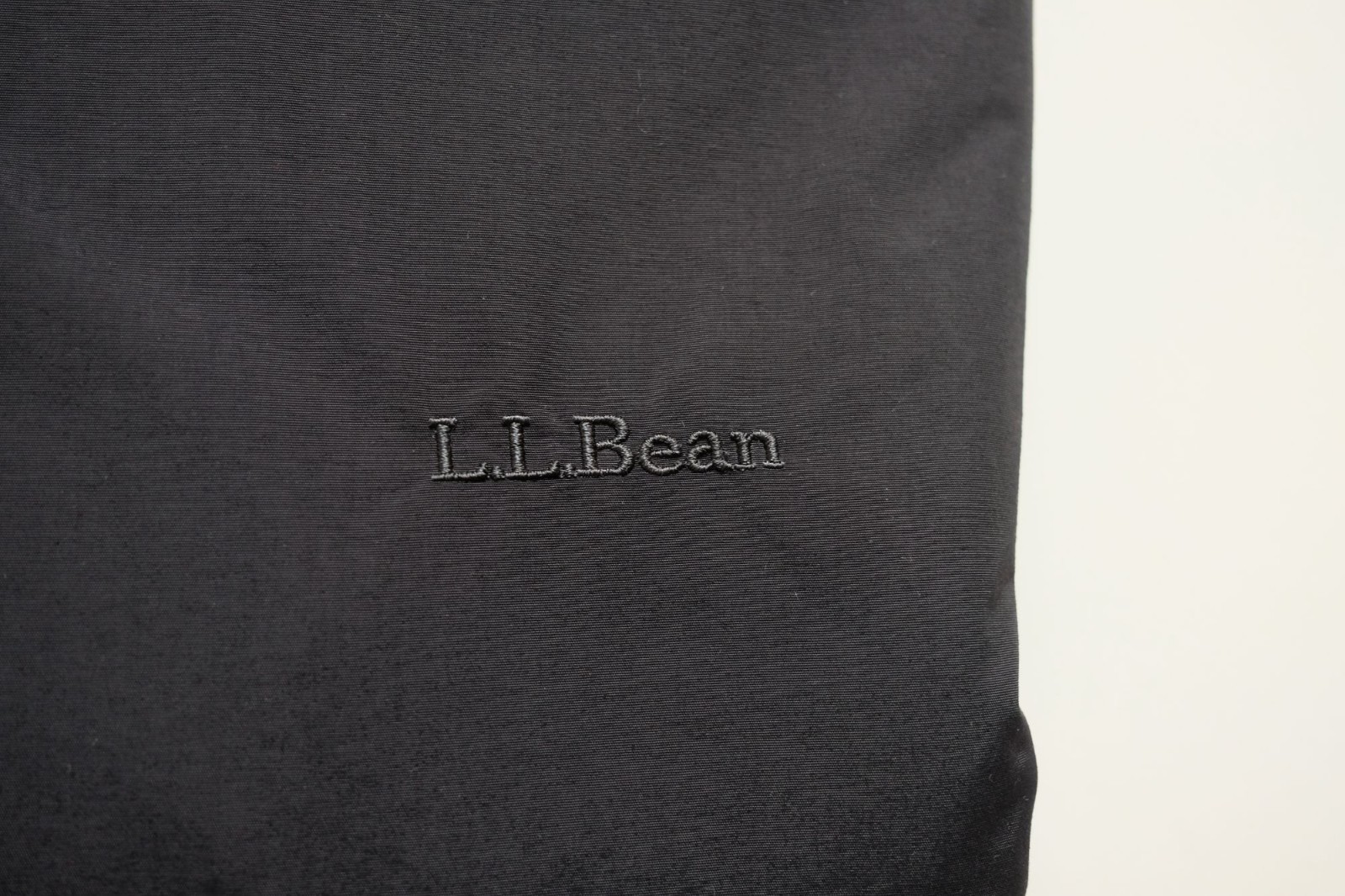 LL BEAN VTG 90s WARM UP FLEECE NYLON BLACK LINED OUTDOOR JACKET CLASSIC LOGO XL