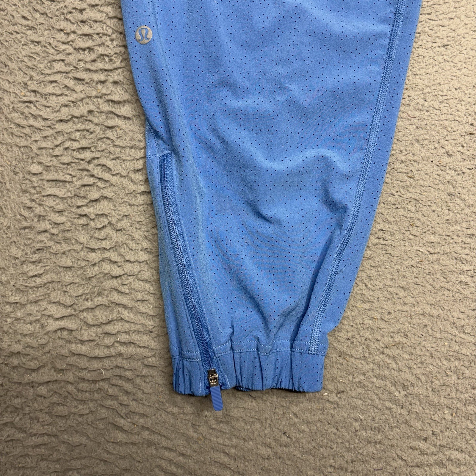 Lululemon Adapted State Perforated Jogger Women’s 10 Blue Mesh High Rise Pants