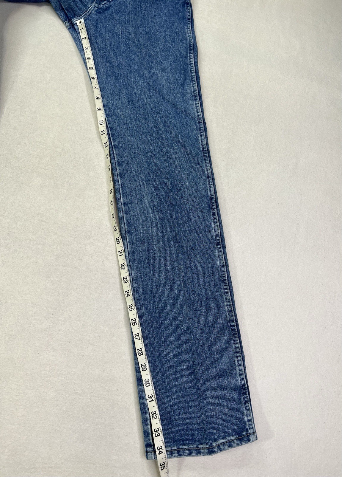 Lot of 2 Vintage Wrangler 14MWZ Jeans Women’s 7×34 Cowboy Cut Slim Fit Blue New