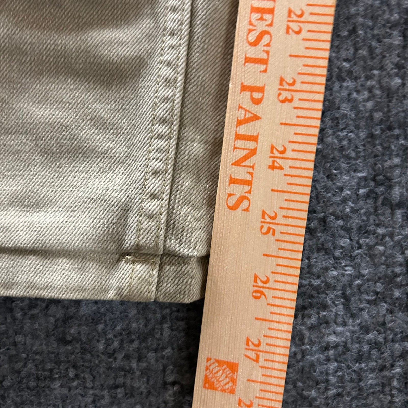 Levi’s Pants Mens Size 38×34 Khaki Beige 505 Straight Fit Cotton Casual Workwear