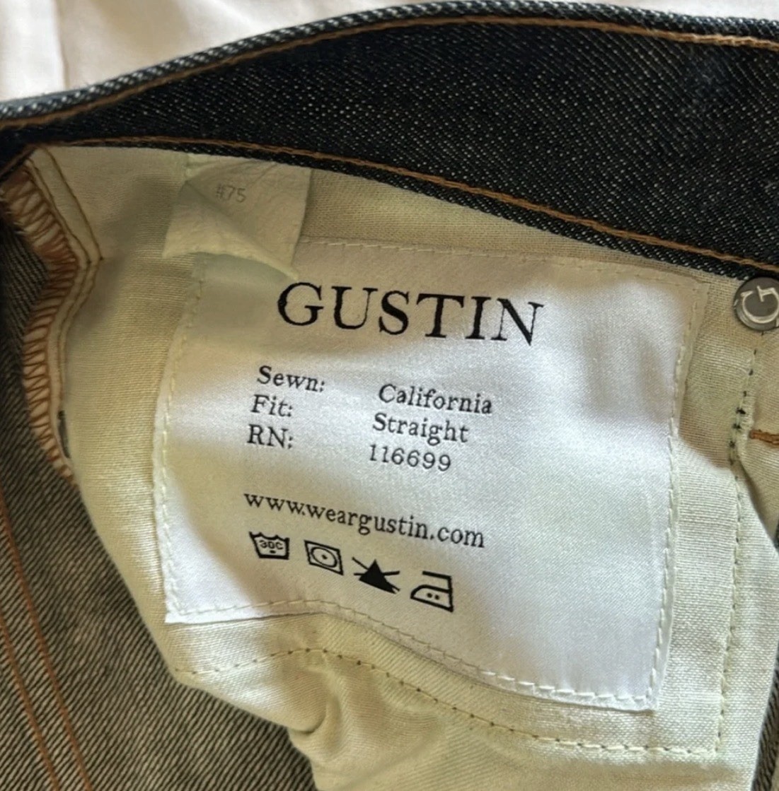 Gustin #75 Okayama Standard 14.5oz Japanese Selvedge Denim