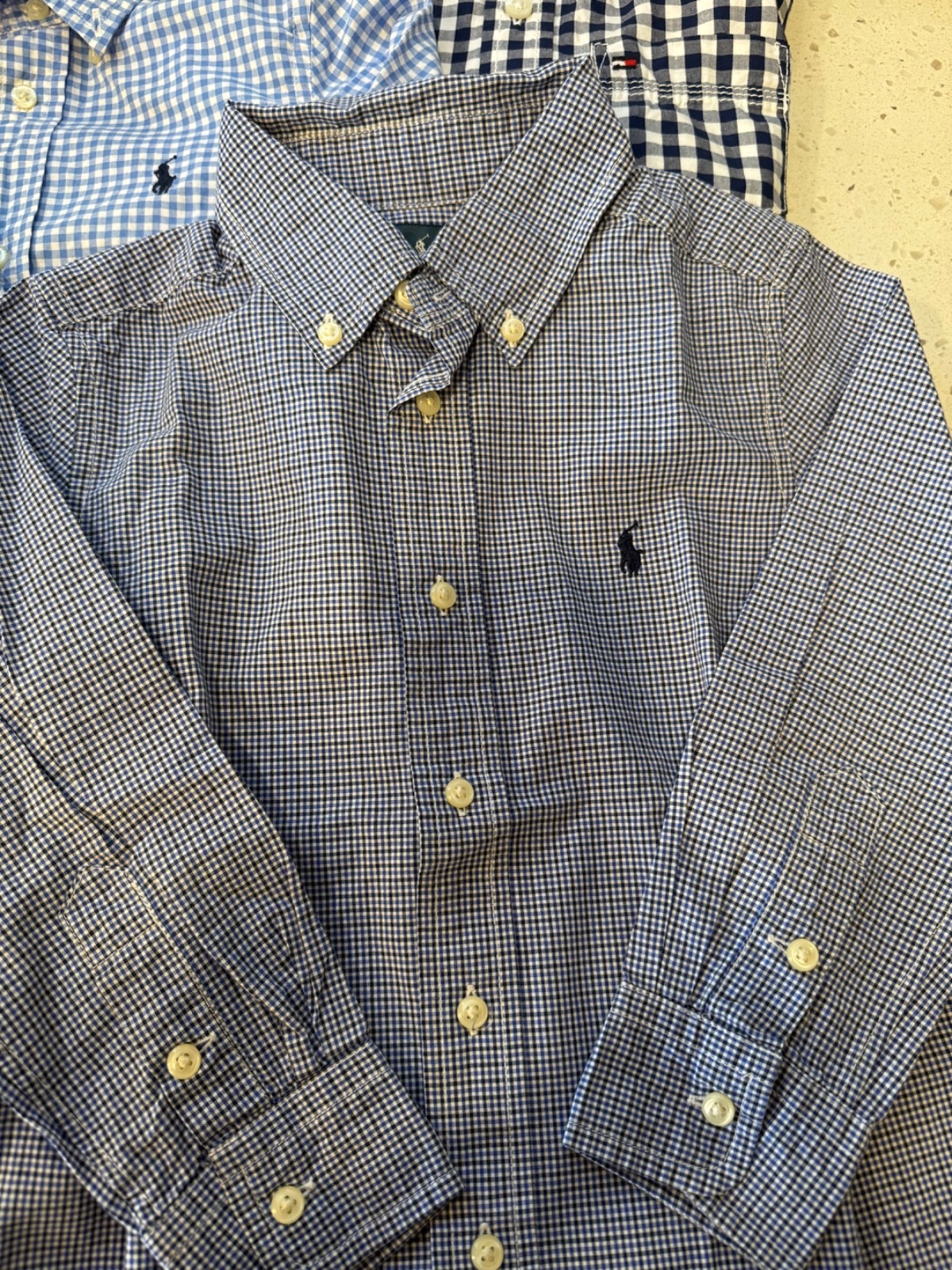 LOT 4.❤️ 3-4yBOY ❤️ RALPH LAUREN ❤️ hilfiger FANCY LONG SLEEVE CLOTHING PLAID
