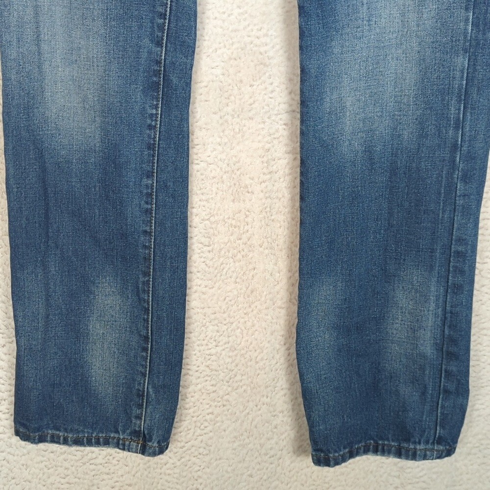 Black Premium Men’s Low Rise Slim Straight Fit Denim Jeans 32×32