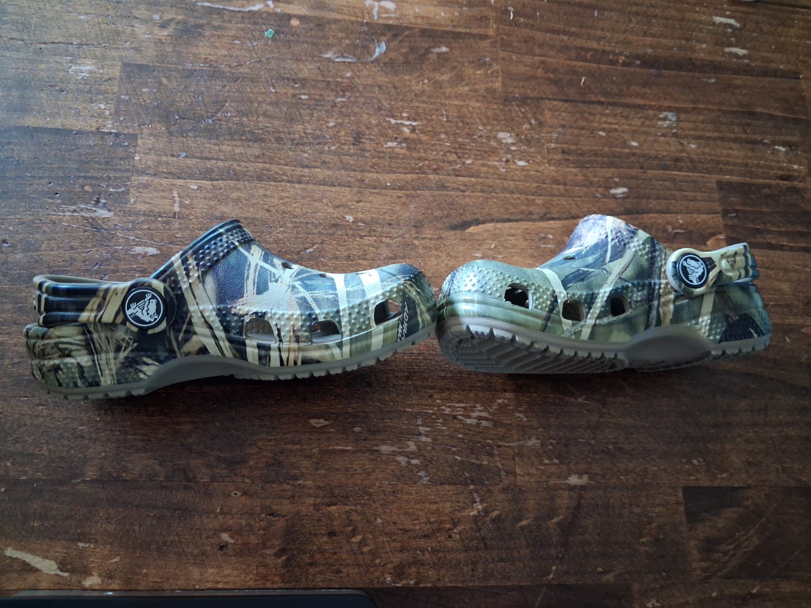 Kids/toddler Camofluage CROCS Iconic Comfort Size 9c Unisex