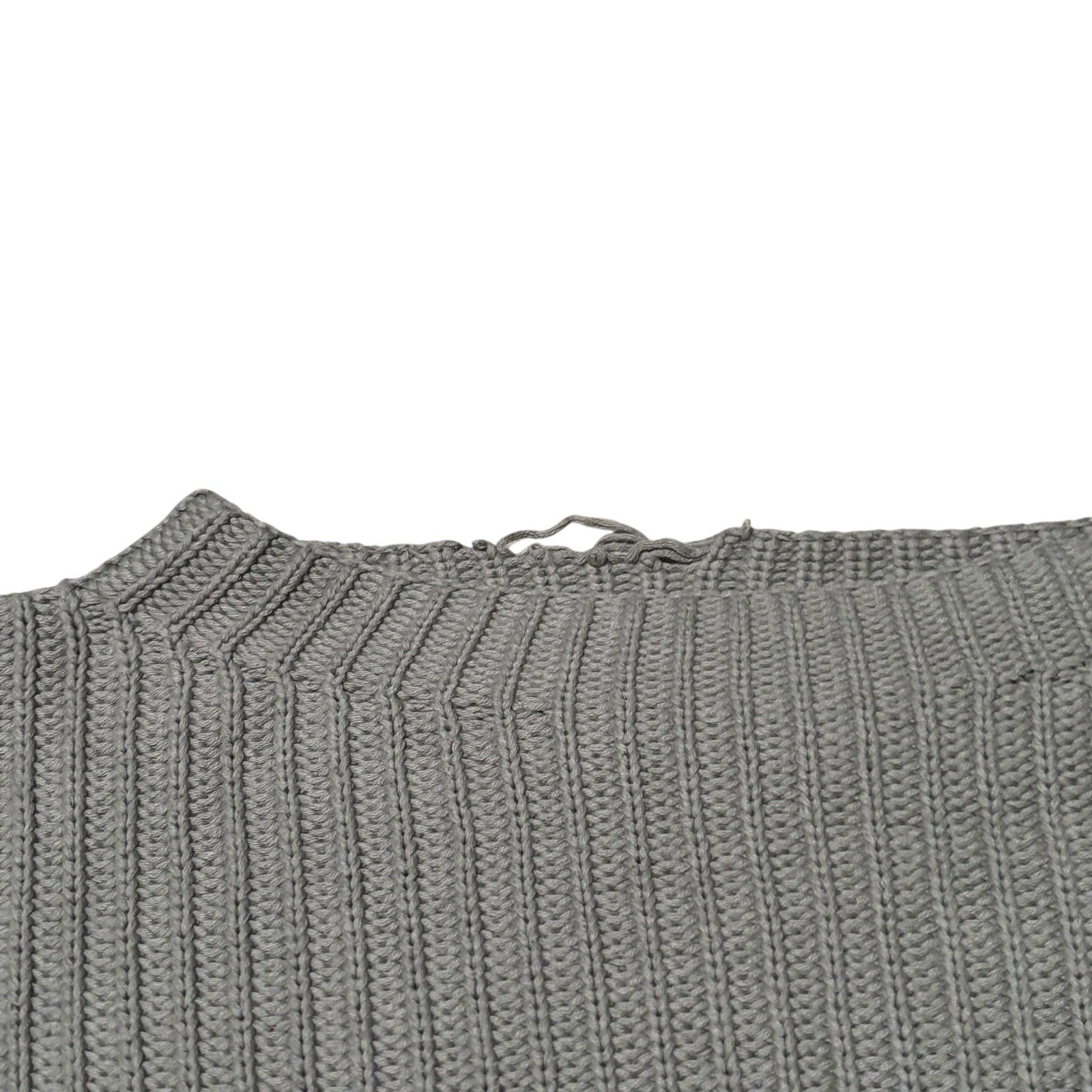 Scuffers Cropped Knit Long Sleeve Cotton Sweater Women’s Size M In Light Green