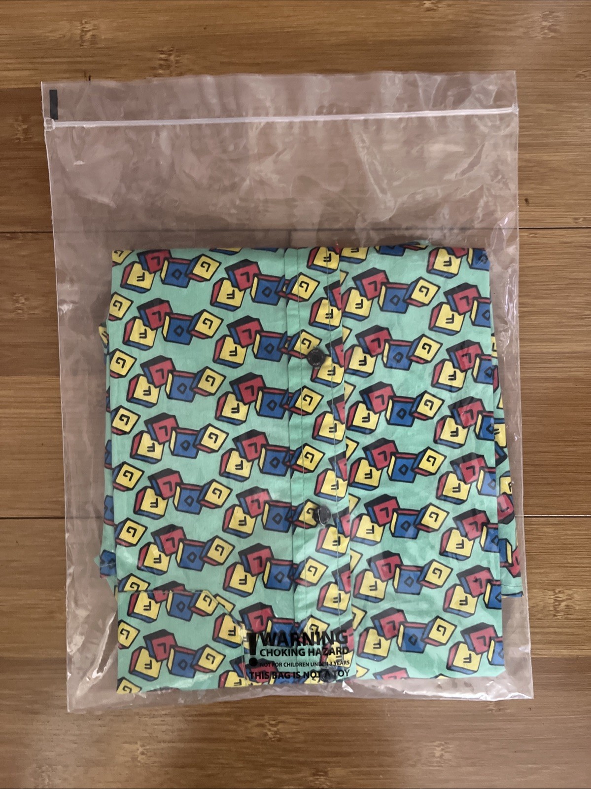Super Rare Golf Wang Blocks Button Up SZ MD – Brand New