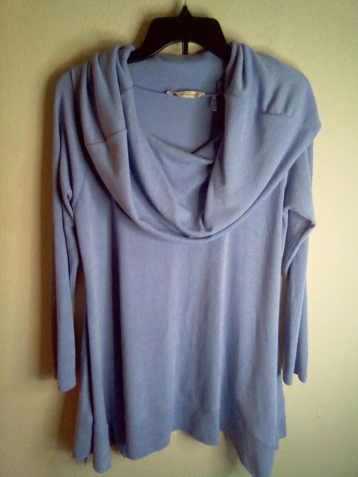 Soft Surroundings B’call Tunic Handkerchief Hem Off Shoulder Cowl Women’s Size M