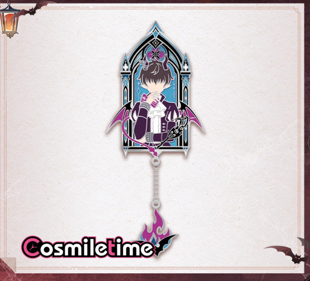 Mr Love: Queen’s Choice Kiro Gavin Metal Badge Brooch Game Collection Anime YZ