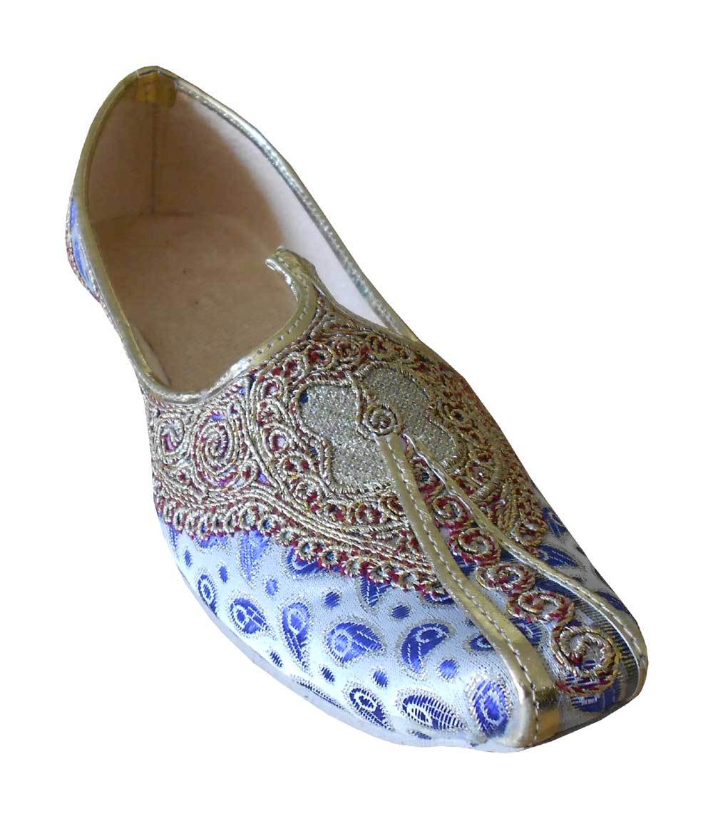 Wedding Men Shoes Jutties Multi-Color Handmade FlipFlops Sherwani Khussa US 6-11