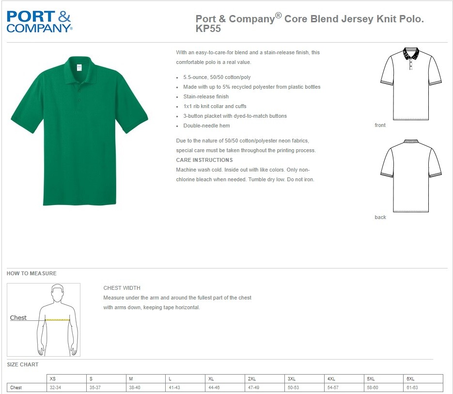 12 High Quality Custom Your Logo Embroidered Polo Shirts. Free Logo Setup. 2-234