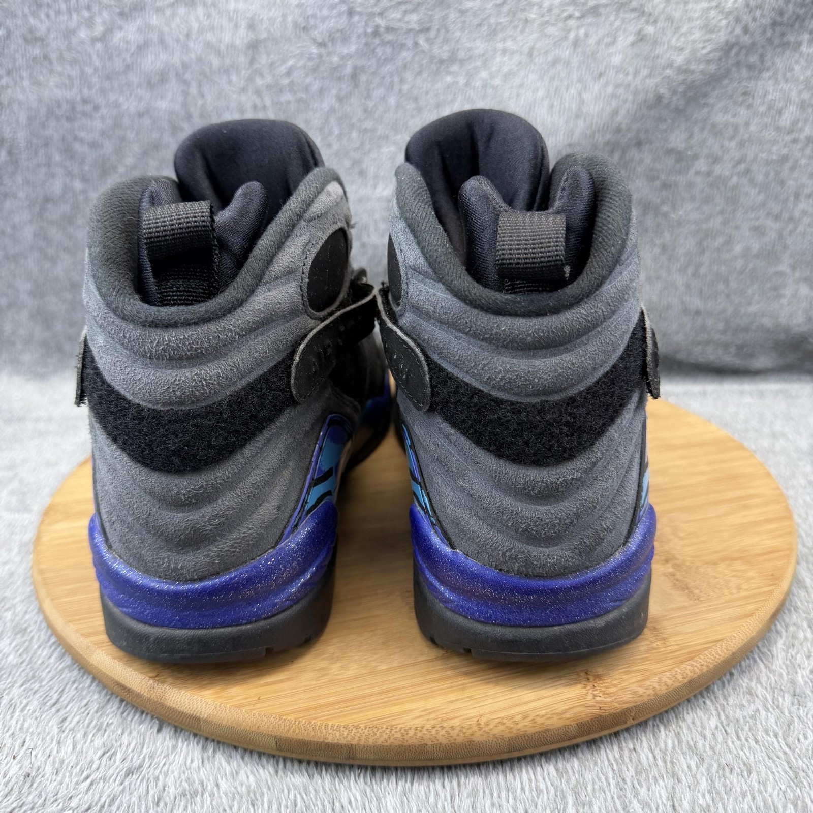 Jordan Air Jordan 8 Aqua Shoes Mens Size 8 Black Basketball Sneakers 305381-025