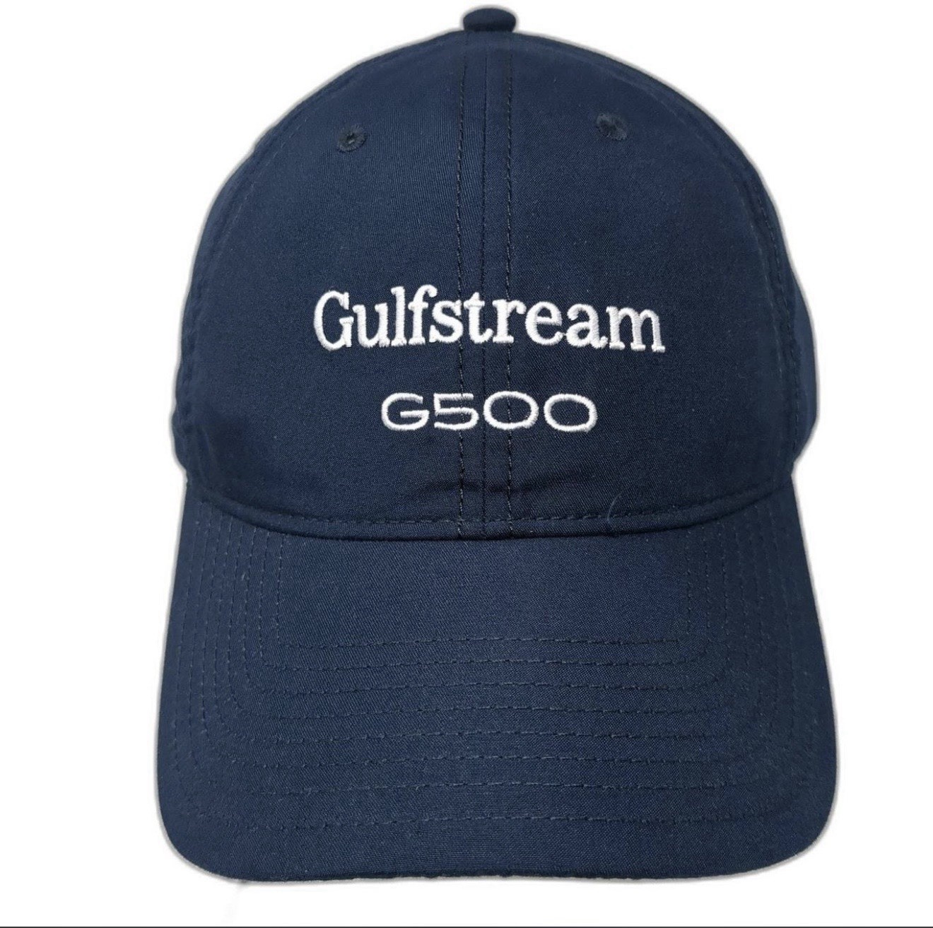 Gulfstream G500 Hat Cap Strap Back Mens One Size Blue Twill Logo