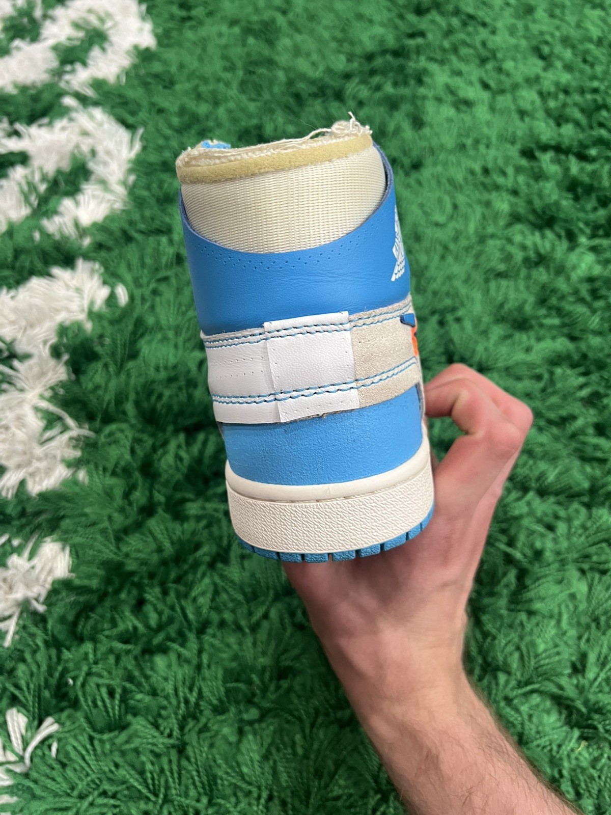 Jordan 1 High Off-White University Blue Size 6M/7.5W Used | SHIPS FAST