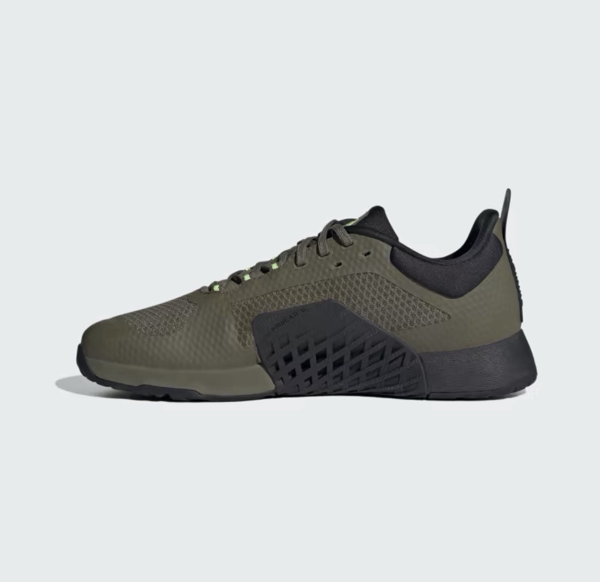 Adidas Drop Set Low Top Gym Training Sneakers Lace Up Green/Black IF9908 N