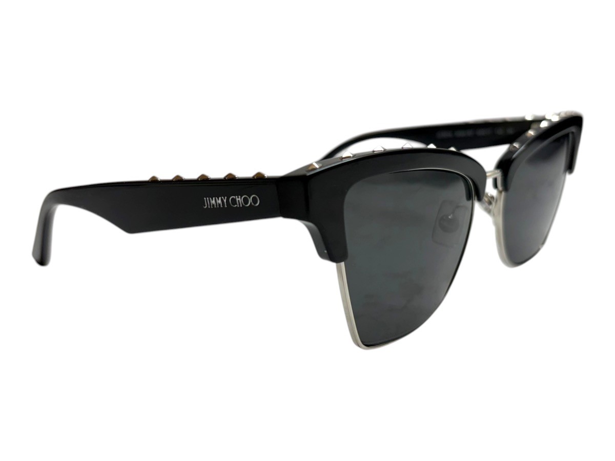 JIMMY CHOO BLACK STUDDED SEMI RIM SUNGLASSES JC5014 (CMP126482)