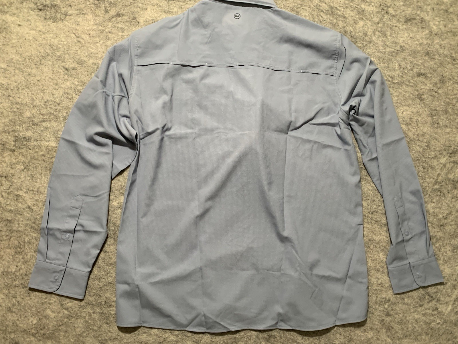 NWT Vineyard Vines Harbor Mens Long Sleeve Light Blue Fishing Shirt Choose Size