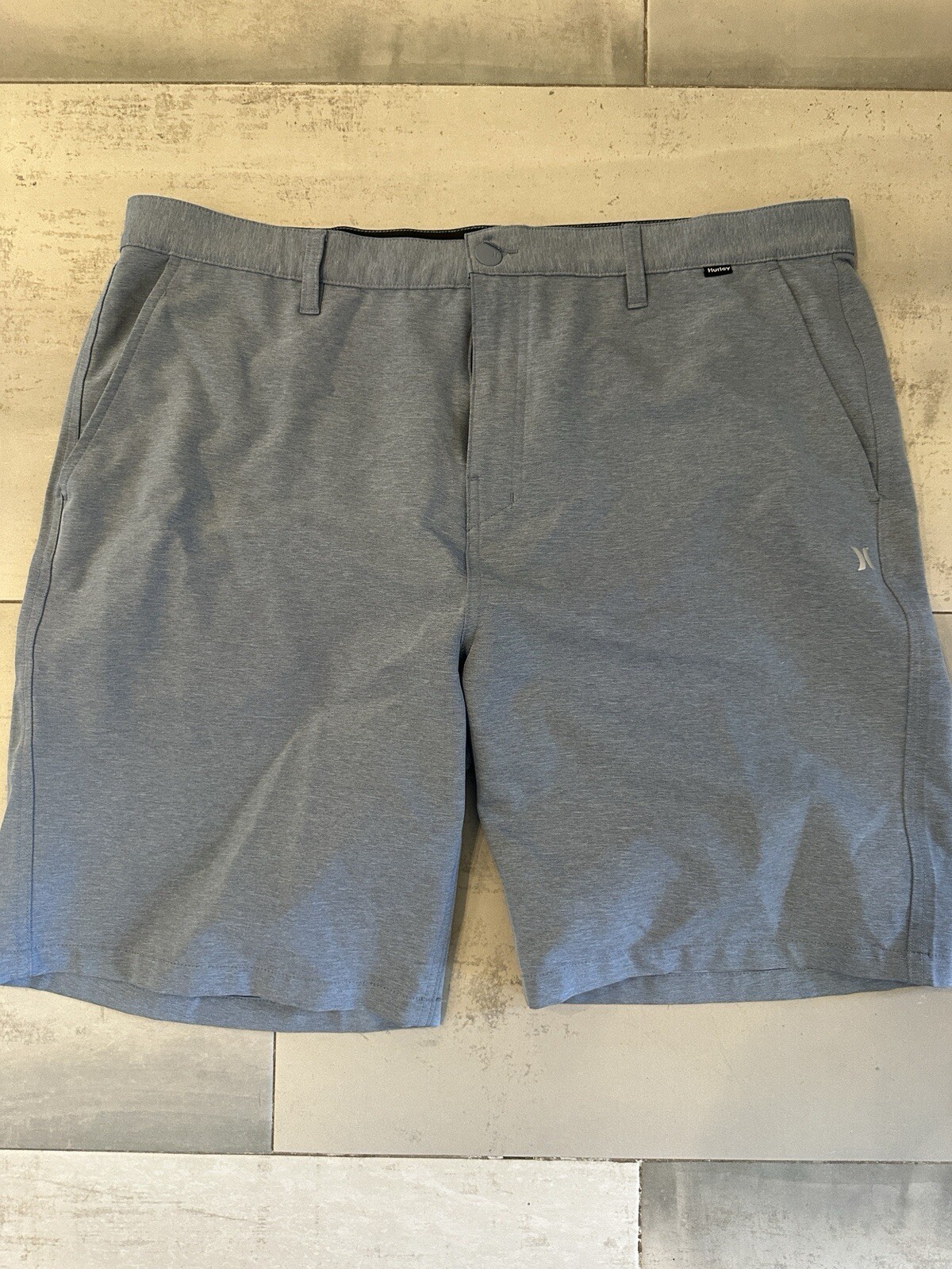Hurley Men’s Quick Dry Classic Fit Hybrid Shorts Size 40 Blue