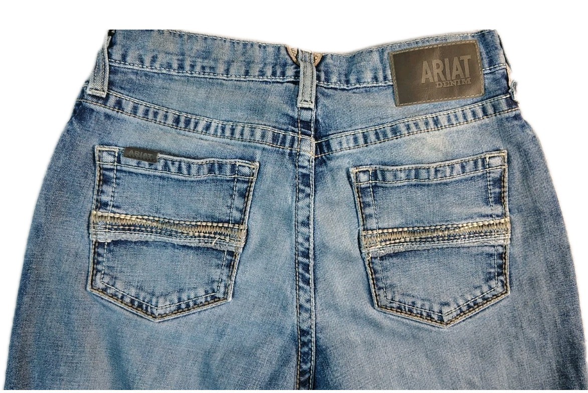 Ariat M2 Traditional Relaxed Boot Cut Denim Jeans Mens 30×36 Western Work