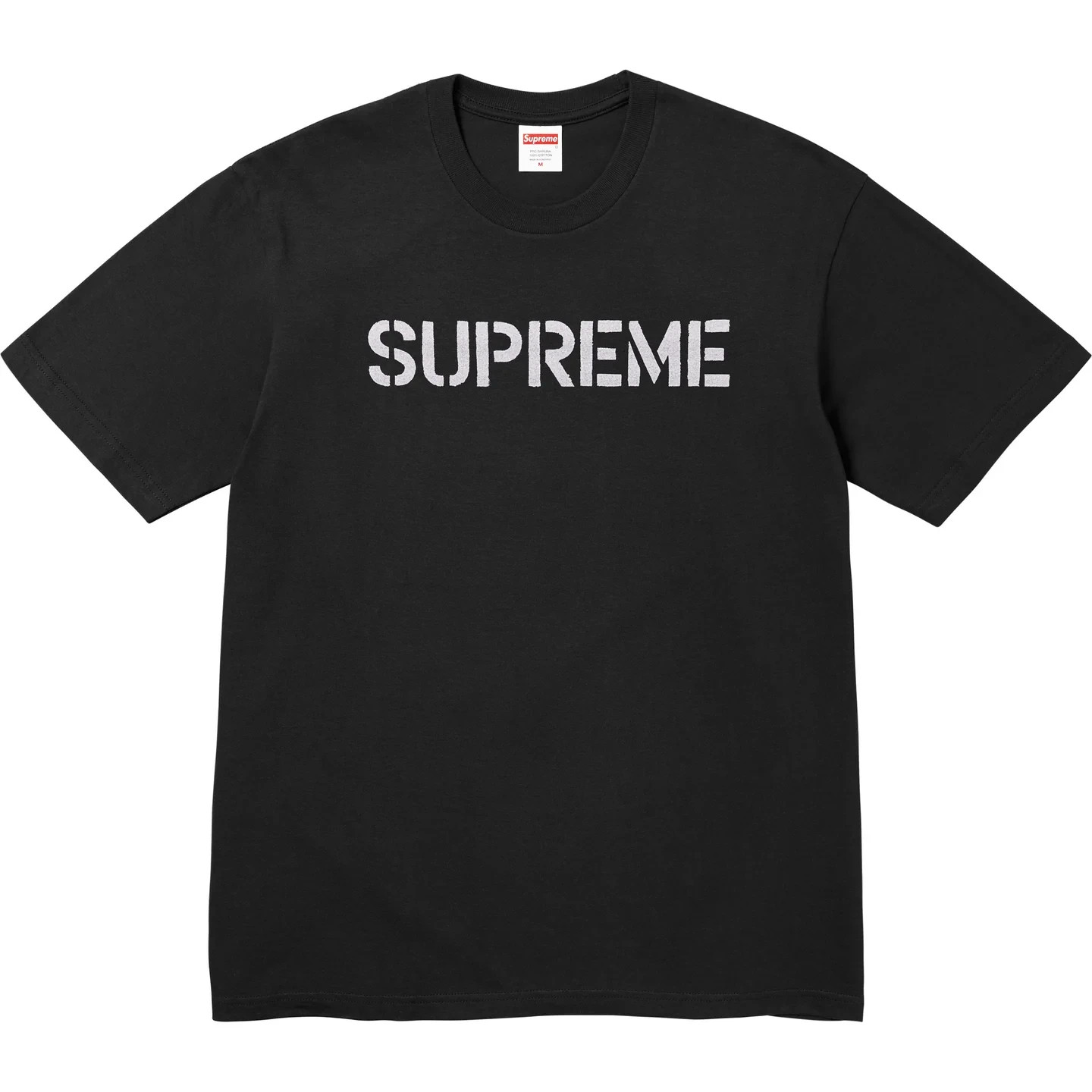 Supreme SS26 Marc Hundley Hard Graphic Logo Tee Black Size XXL New Rare IN HAND